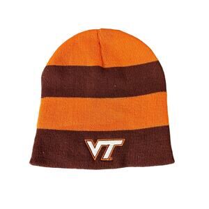 Virginia Tech Hokies Striped Knit‎ Cap Snow Ski Beanie